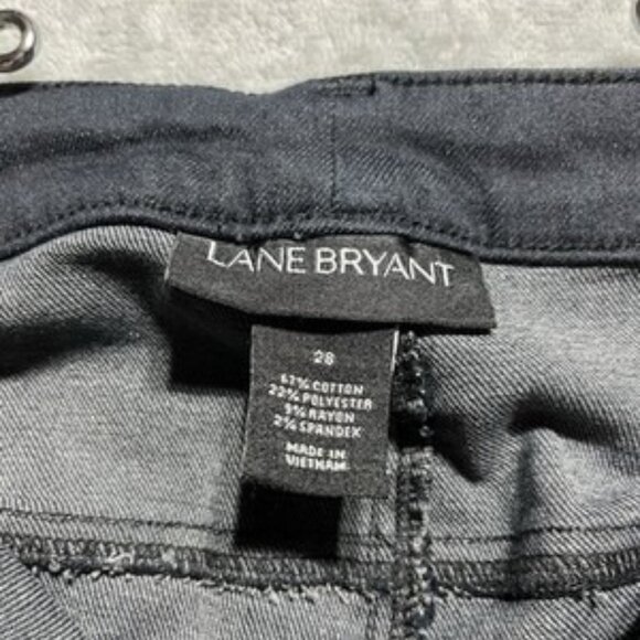 Lane Bryant High Rise Jeans Plus Size 28 Navy Blue Dark Wash Denim Jegging - Picture 4 of 7